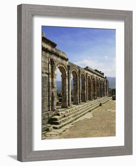 Roman Archaeological Site-Simon Montgomery-Framed Photographic Print