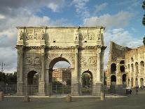 Arch of Hadrian and Constantine in Rome-Roman architecture-Photographic Print