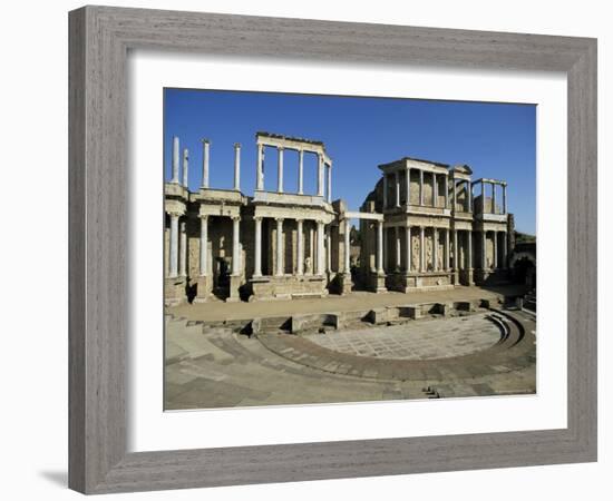 Roman Arena, Merida, Badajoz, Extramadura, Spain-Michael Busselle-Framed Photographic Print