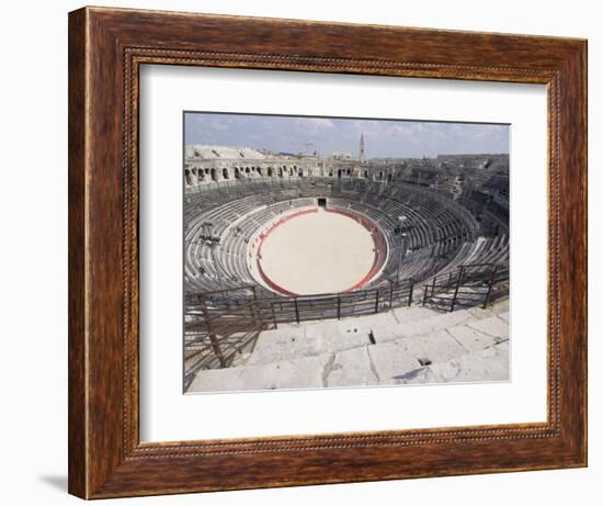 Roman Arena, Nimes, Languedoc, France, Europe-Ethel Davies-Framed Photographic Print