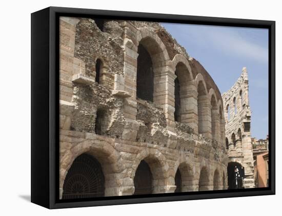 Roman Arena, Verona, UNESCO World Heritage Site, Veneto, Italy, Europe-James Emmerson-Framed Premier Image Canvas