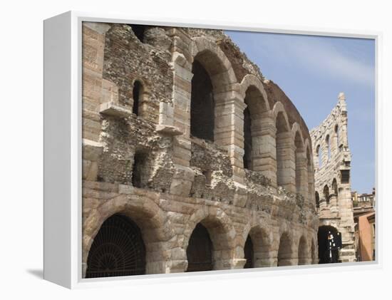 Roman Arena, Verona, UNESCO World Heritage Site, Veneto, Italy, Europe-James Emmerson-Framed Premier Image Canvas