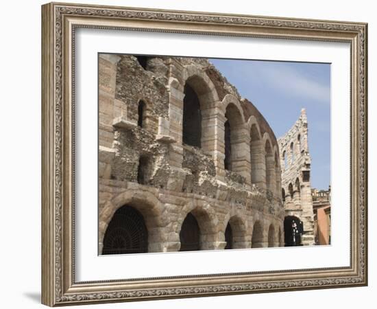 Roman Arena, Verona, UNESCO World Heritage Site, Veneto, Italy, Europe-James Emmerson-Framed Photographic Print