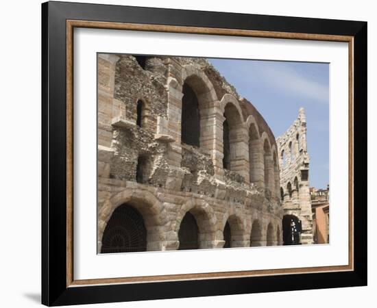 Roman Arena, Verona, UNESCO World Heritage Site, Veneto, Italy, Europe-James Emmerson-Framed Photographic Print