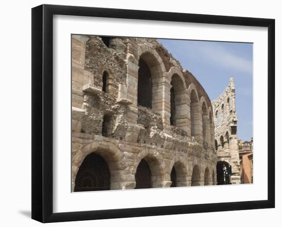 Roman Arena, Verona, UNESCO World Heritage Site, Veneto, Italy, Europe-James Emmerson-Framed Photographic Print