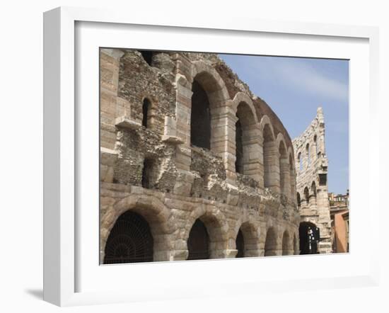 Roman Arena, Verona, UNESCO World Heritage Site, Veneto, Italy, Europe-James Emmerson-Framed Photographic Print