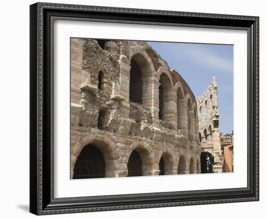 Roman Arena, Verona, UNESCO World Heritage Site, Veneto, Italy, Europe-James Emmerson-Framed Photographic Print