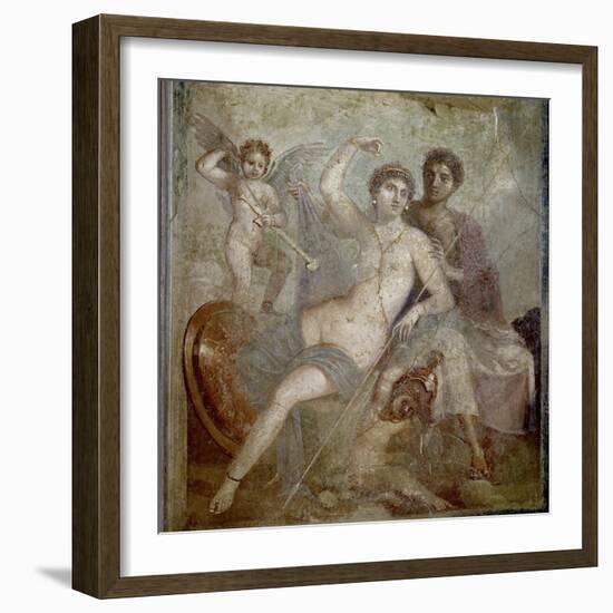 Roman Art : Ares, Aphrodite and Eros-null-Framed Photographic Print