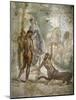 Roman Art : Hercules Saving Deianira Raped by the Centaur Nessus-null-Mounted Photographic Print