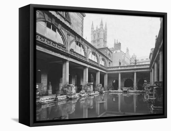 Roman Bath in Bath-null-Framed Premier Image Canvas