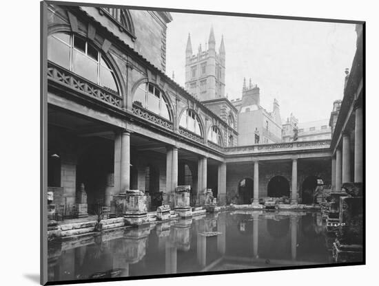 Roman Bath in Bath-null-Mounted Photographic Print