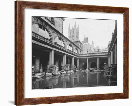 Roman Bath in Bath-null-Framed Photographic Print