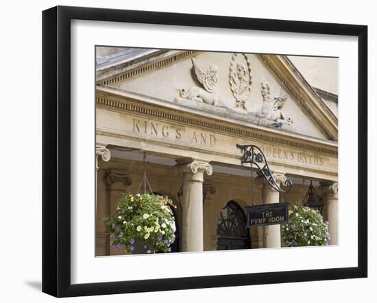 Roman Baths and Pump Room, Bath, Somerset, England, United Kingdom, Europe-Richard Cummins-Framed Photographic Print