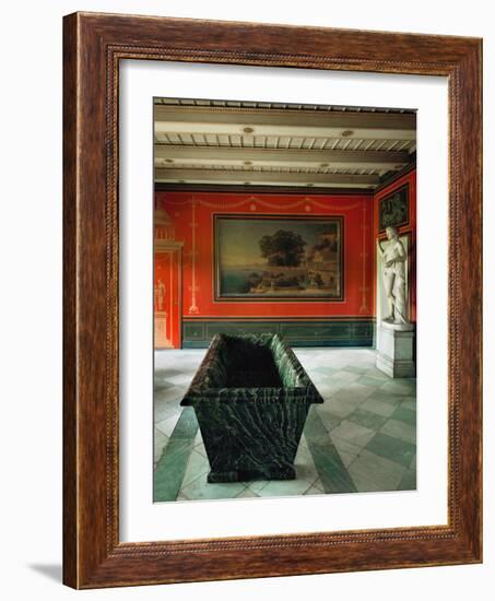 Roman Baths in the Gardens of Sanssouci, Charlottenhof Palace-Karl Friedrich Schinkel-Framed Giclee Print