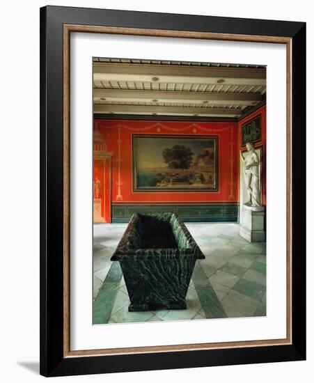 Roman Baths in the Gardens of Sanssouci, Charlottenhof Palace-Karl Friedrich Schinkel-Framed Giclee Print