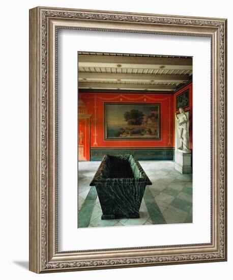 Roman Baths in the Gardens of Sanssouci, Charlottenhof Palace-Karl Friedrich Schinkel-Framed Giclee Print