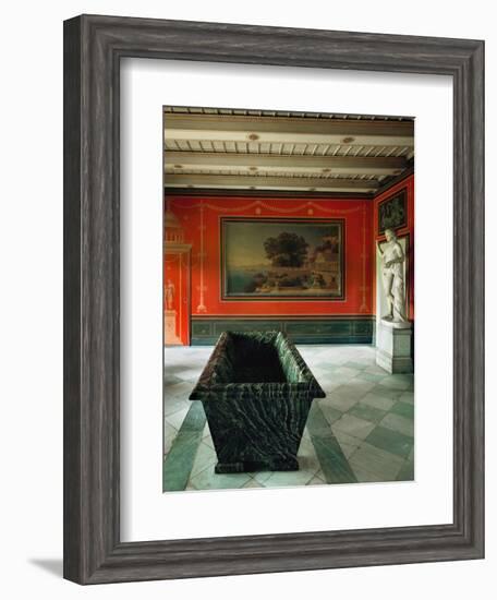 Roman Baths in the Gardens of Sanssouci, Charlottenhof Palace-Karl Friedrich Schinkel-Framed Giclee Print