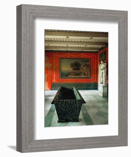 Roman Baths in the Gardens of Sanssouci, Charlottenhof Palace-Karl Friedrich Schinkel-Framed Giclee Print