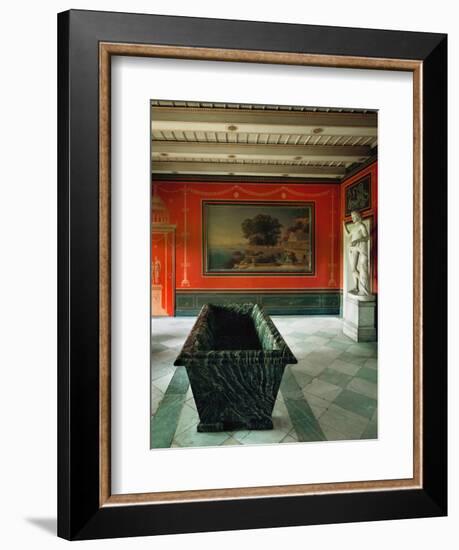 Roman Baths in the Gardens of Sanssouci, Charlottenhof Palace-Karl Friedrich Schinkel-Framed Giclee Print