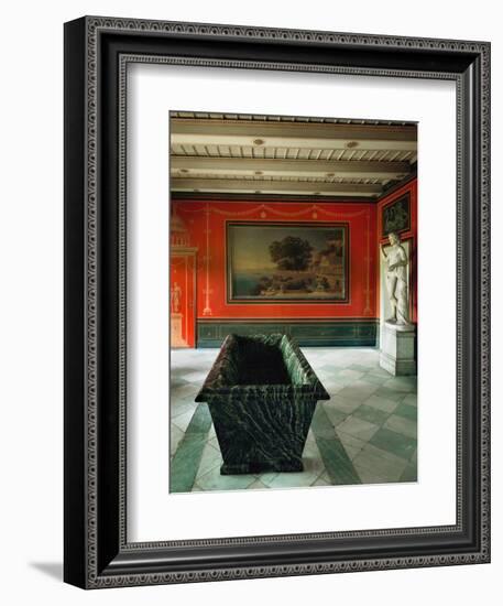 Roman Baths in the Gardens of Sanssouci, Charlottenhof Palace-Karl Friedrich Schinkel-Framed Giclee Print