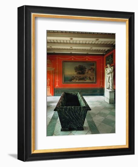 Roman Baths in the Gardens of Sanssouci, Charlottenhof Palace-Karl Friedrich Schinkel-Framed Giclee Print