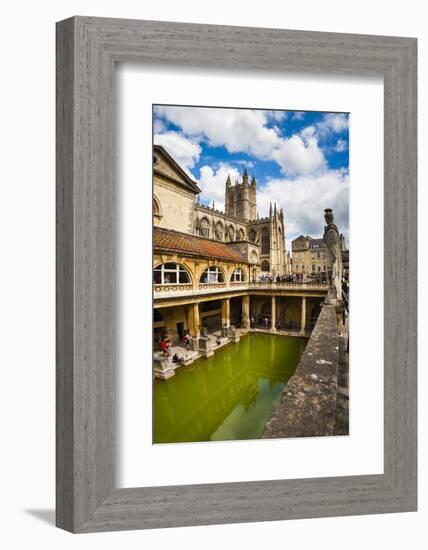 Roman Baths, UNESCO World Heritage Site, Bath, Avon and Somerset, England, United Kingdom, Europe-Matthew Williams-Ellis-Framed Photographic Print