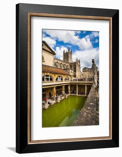 Roman Baths, UNESCO World Heritage Site, Bath, Avon and Somerset, England, United Kingdom, Europe-Matthew Williams-Ellis-Framed Photographic Print