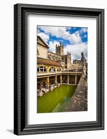 Roman Baths, UNESCO World Heritage Site, Bath, Avon and Somerset, England, United Kingdom, Europe-Matthew Williams-Ellis-Framed Photographic Print