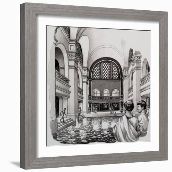 Roman Baths-Pat Nicolle-Framed Giclee Print