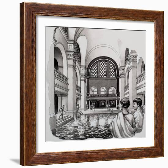 Roman Baths-Pat Nicolle-Framed Giclee Print