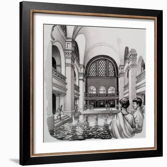 Roman Baths-Pat Nicolle-Framed Giclee Print