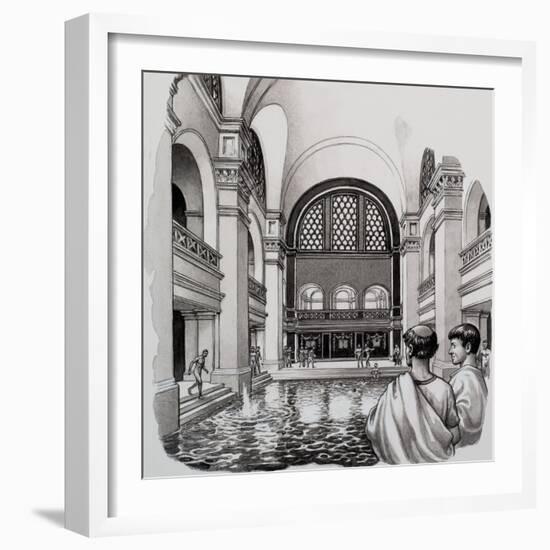 Roman Baths-Pat Nicolle-Framed Giclee Print