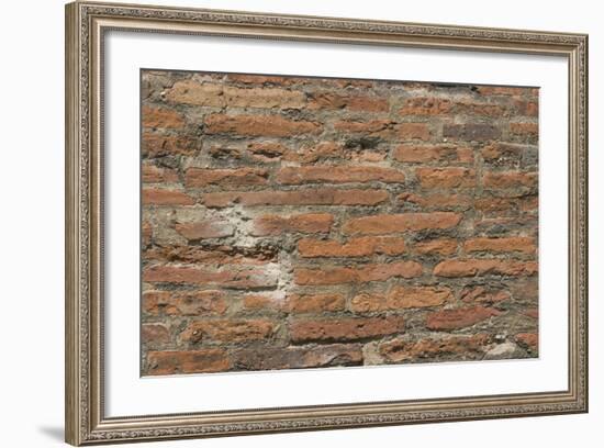 Roman Brick and Tile Wall-Natalie Tepper-Framed Photo