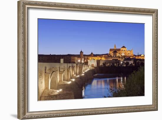 Roman Bridge, Catedral Mosque of Cordoba, Cordoba, Andalucia, Spain-Rob Tilley-Framed Photographic Print