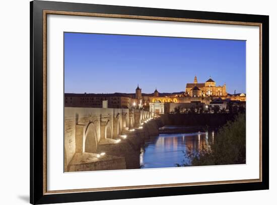 Roman Bridge, Catedral Mosque of Cordoba, Cordoba, Andalucia, Spain-Rob Tilley-Framed Photographic Print