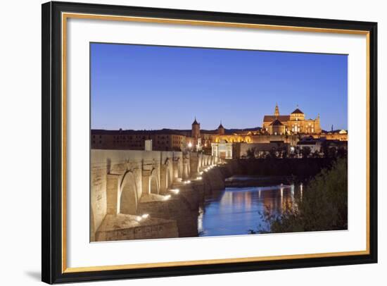 Roman Bridge, Catedral Mosque of Cordoba, Cordoba, Andalucia, Spain-Rob Tilley-Framed Photographic Print