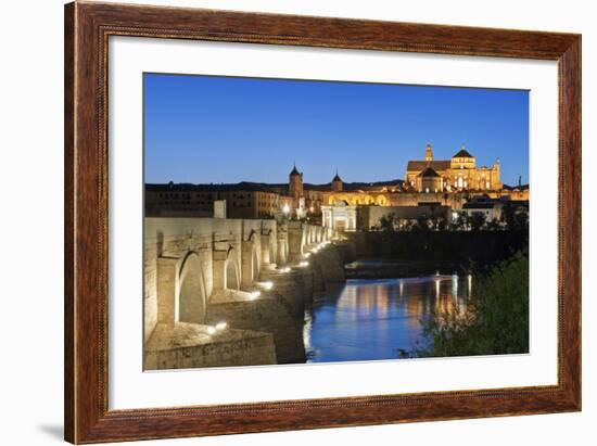 Roman Bridge, Catedral Mosque of Cordoba, Cordoba, Andalucia, Spain-Rob Tilley-Framed Photographic Print