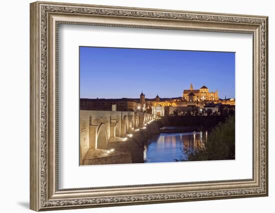 Roman Bridge, Catedral Mosque of Cordoba, Cordoba, Andalucia, Spain-Rob Tilley-Framed Photographic Print