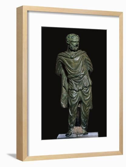 Roman bronze of a Gaulish prisoner-Unknown-Framed Giclee Print