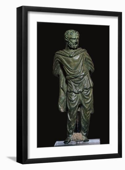 Roman bronze of a Gaulish prisoner-Unknown-Framed Giclee Print