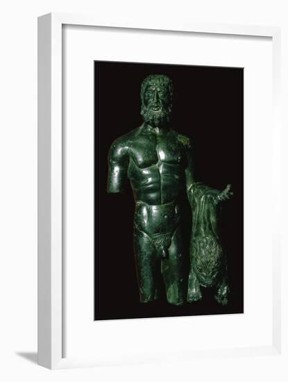 Roman bronze of Hercules-Unknown-Framed Giclee Print