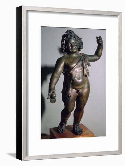 Roman bronze of the infant Bacchus. Artist: Unknown-Unknown-Framed Giclee Print