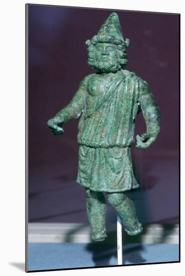 Roman bronze statuette of Vulcan found at Rainesse Farm, Catterick, Yorkshire. Artist: Unknown-Unknown-Mounted Giclee Print