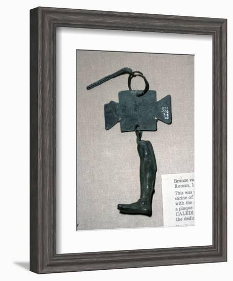 Roman bronze votive Leg, 1st-2nd century-Unknown-Framed Giclee Print