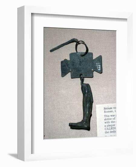 Roman bronze votive Leg, 1st-2nd century-Unknown-Framed Giclee Print