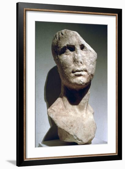 Roman Bust, Possibly of Agrippa-null-Framed Photographic Print