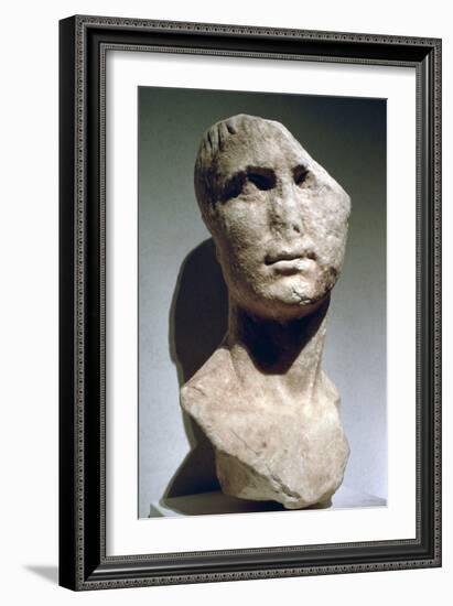 Roman Bust, Possibly of Agrippa-null-Framed Photographic Print