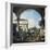 Roman Capriccio with Triumphal Arch-Bernardo Bellotto-Framed Giclee Print