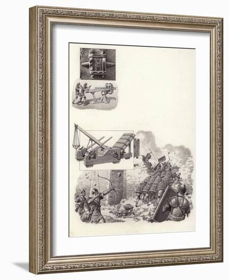 Roman Catapult-Pat Nicolle-Framed Giclee Print