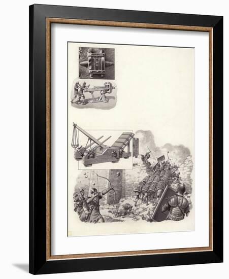 Roman Catapult-Pat Nicolle-Framed Giclee Print